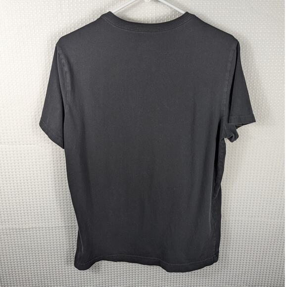 Express Men’s M Black Graphic V-Neck T-Shirt 100% Peruvian Cotton Valor Print - Picture 5 of 5